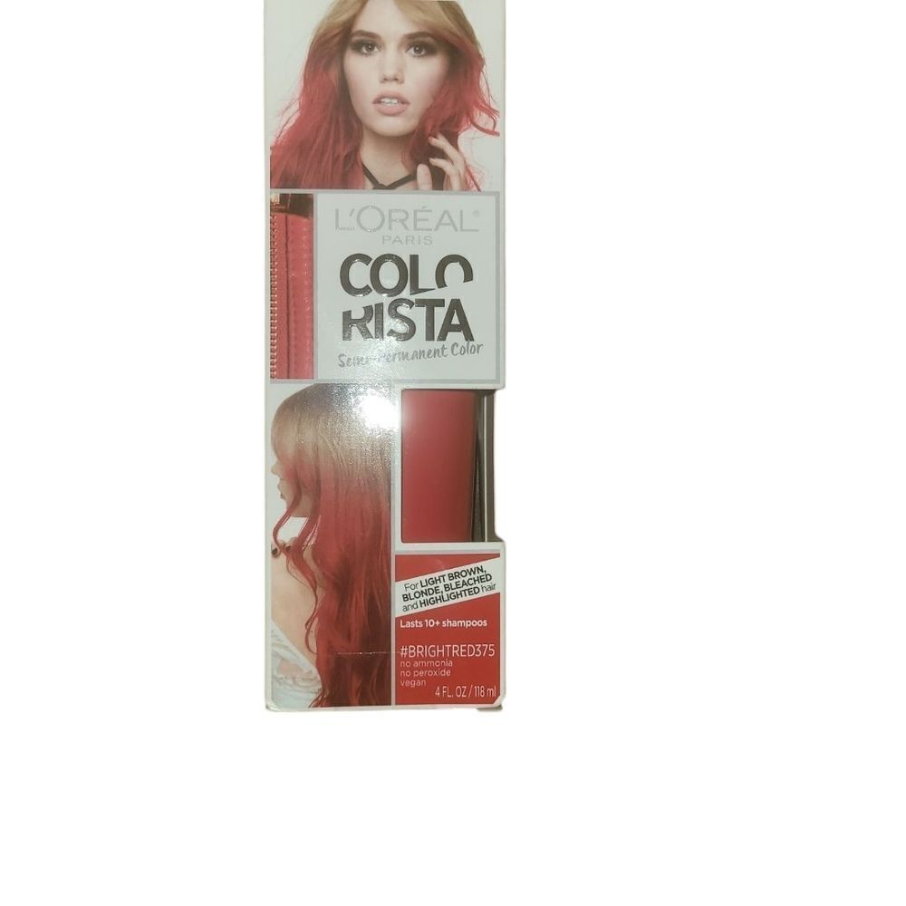 L'Oreal Colorista Semi-Permanent Hair Color - Bright Red